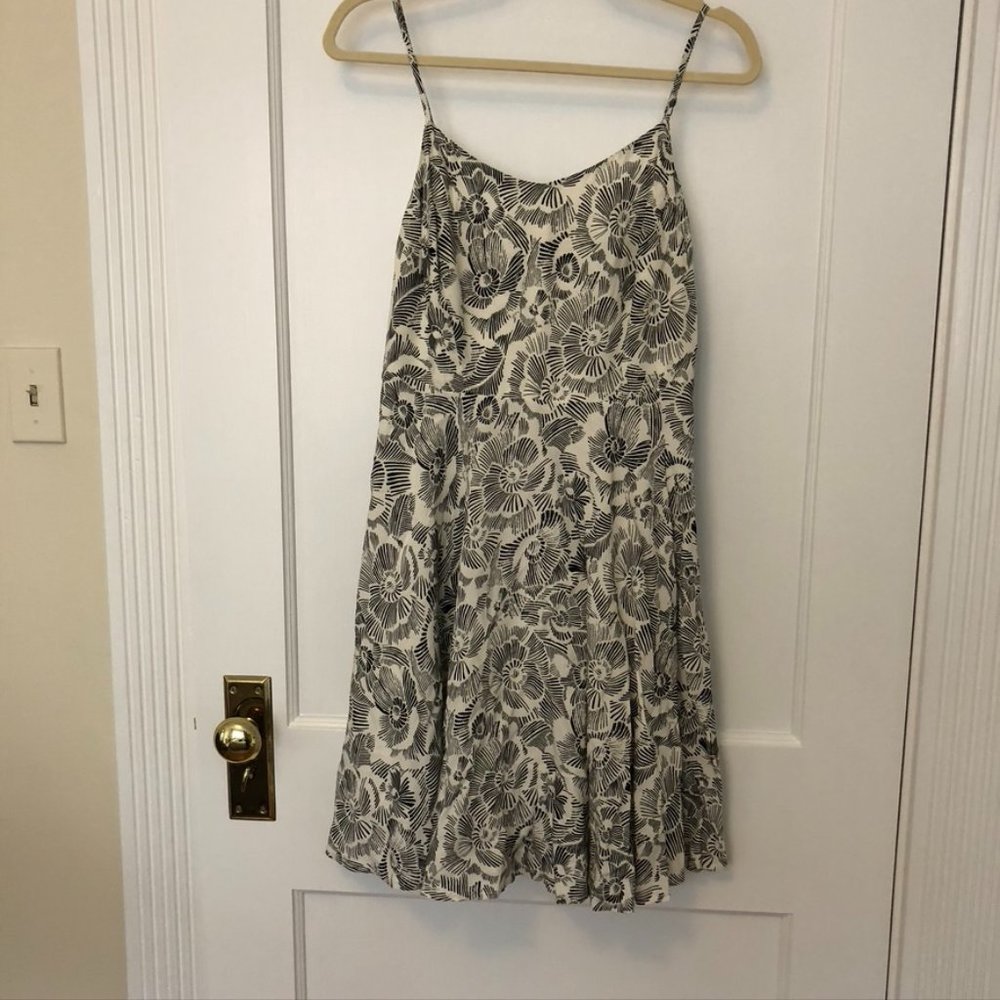 Strappy Black and White Summer Dress